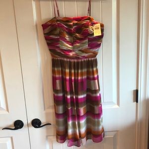 NWT - BCBG Lyndsay Strappy Dress Chiffon (reposh)